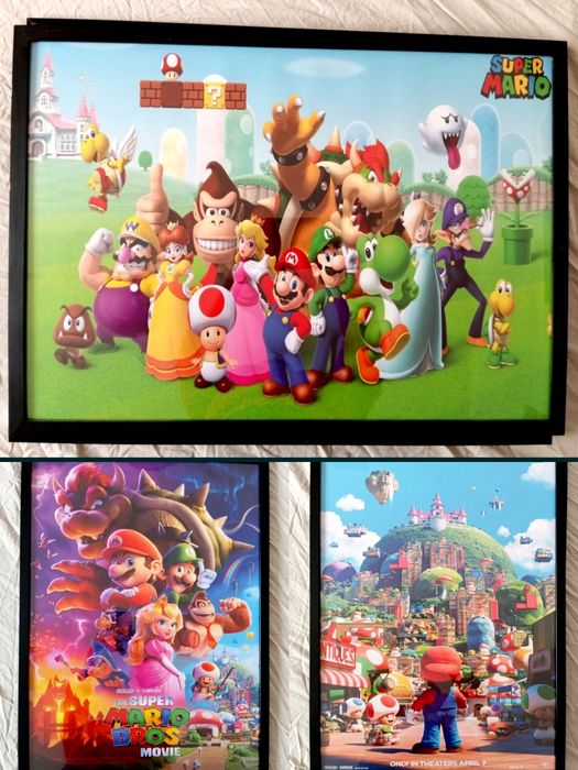 Super Mario Bros plakaty zestaw