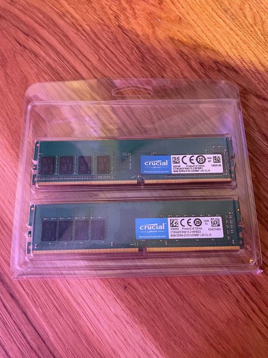 Pamięć RAM Crucial 2x8GB UDIMM DDR4, 2133MHz, CL15