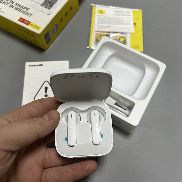 Навушники бездротові BASEUS Bowie E16 TWS White нові NEW