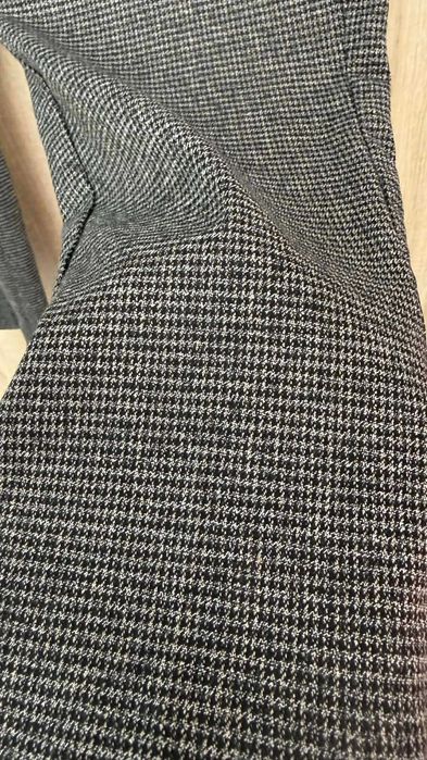 Mango Spodnie Garniturowe Szare w Kratę Eleganckie 38/M Idealny stan!