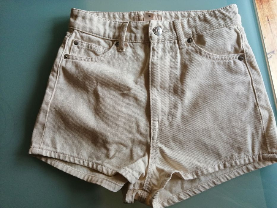 1 Malas de Juta Novas + Calções ganga H&M novos