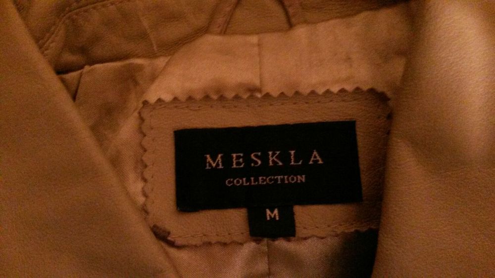 Casaco em pele genuína como novo