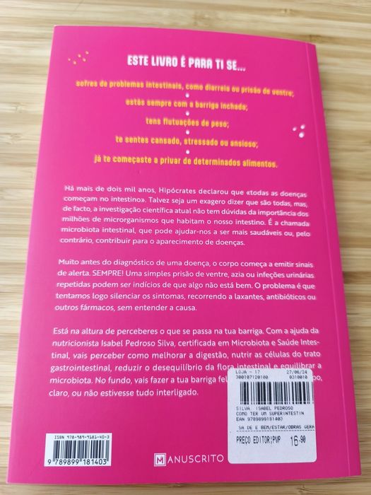 Livro "Como ter um super intestino"