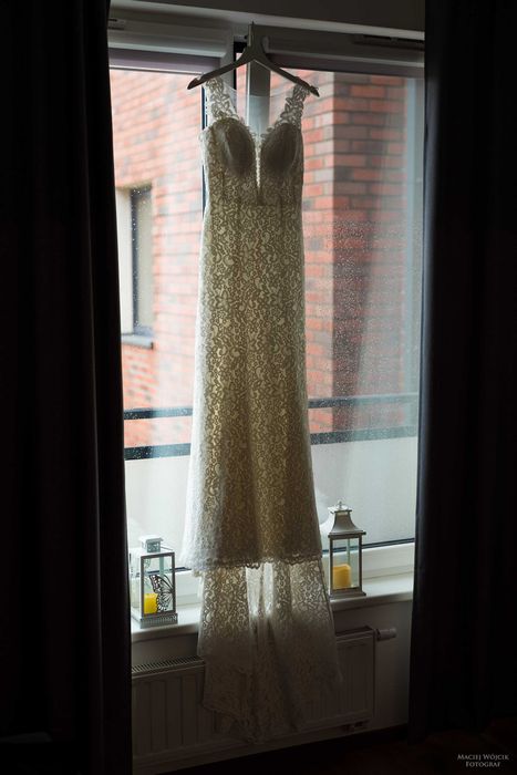 Piękna suknia ślubna!