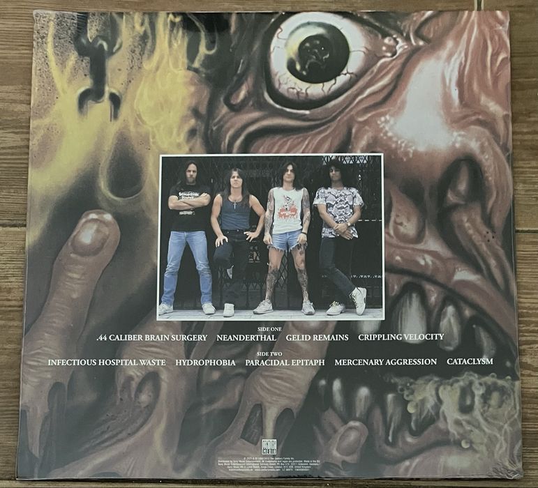 Demolition Hammer - Tortured Existence LP Ltd. Transparent Blue