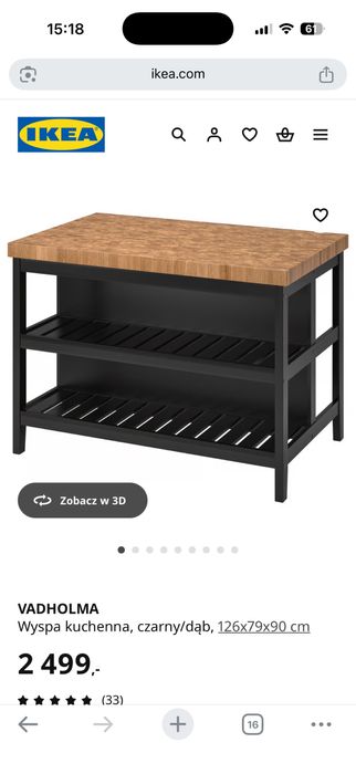 Wyspa kuchenna Ikea