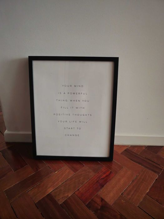 Poster Desenio 40x30 cm COM moldura – decoração moderna