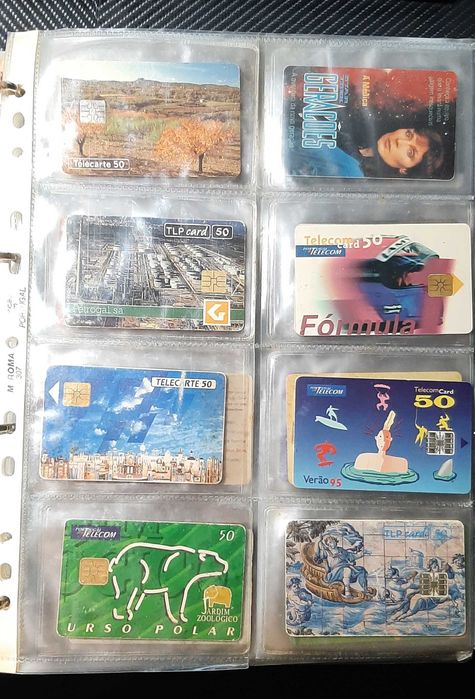 Cartões Telefônicos Antigos