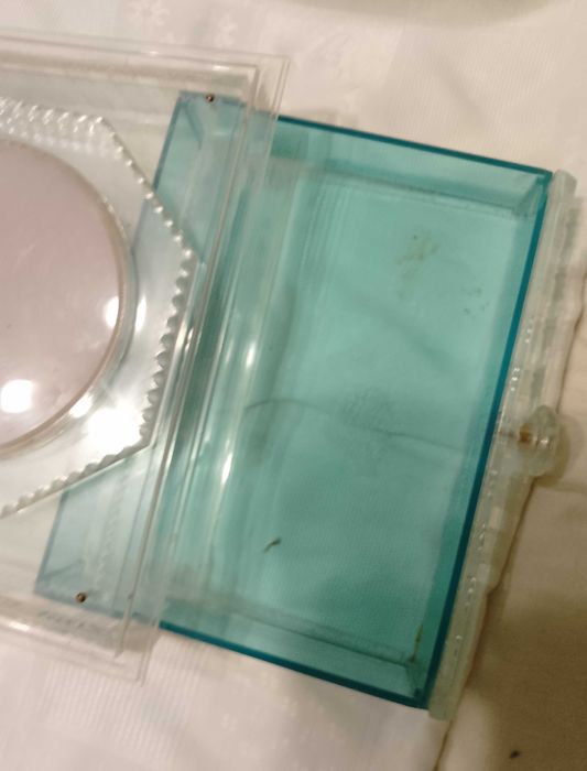 Подарок для женщины Советская шкатулка для украшений из оргстекла