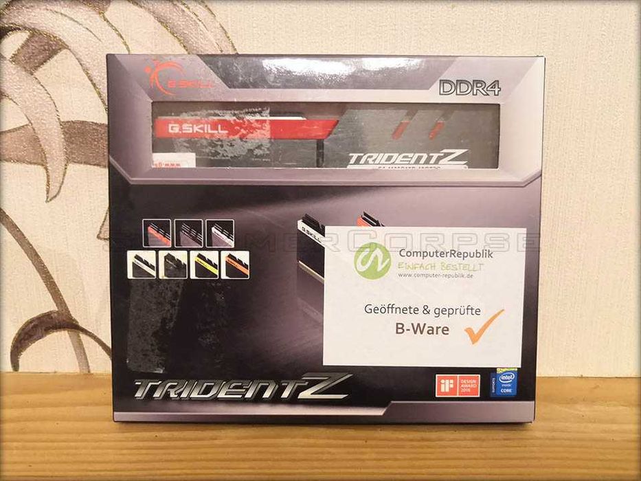 Оперативная память G.Skill TridentZ DDR4 16GB (2×8GB) 4133 MHz