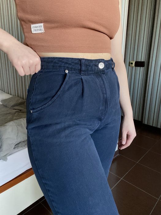 жіночі штани із завищеною талією mango