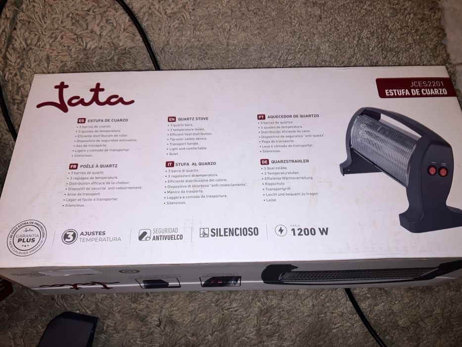 Aquecedor irradiador  de quartz 1200w