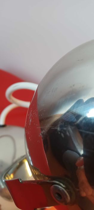 Candeeiro de mesa vintage cromado