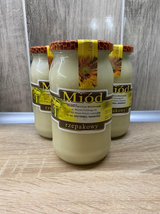 Miod z wlasnej pasieki!