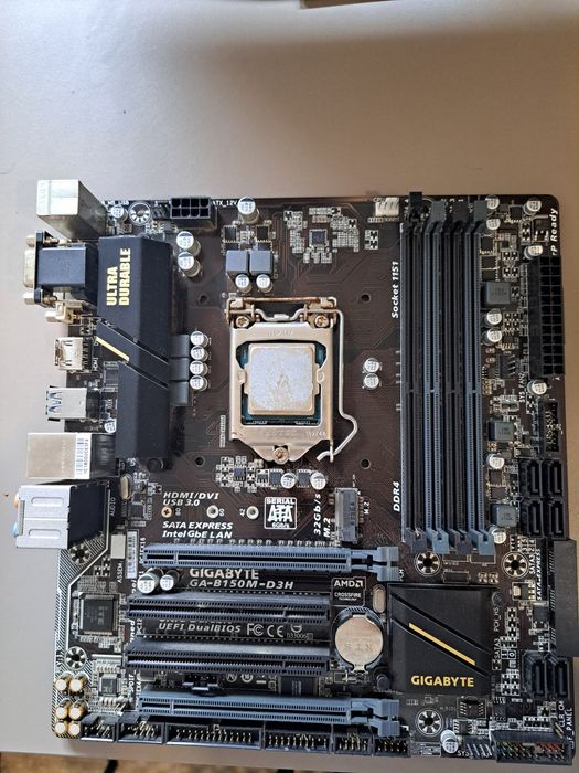 Motherboard gygabite GA-B150M-D3H64740207659395121