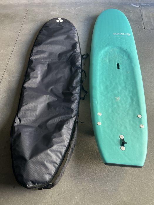 Prancha de Surf 900 7” com 3 quilhas com capa