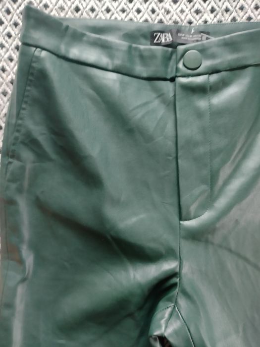 Spodnie skinny skóra ekologiczna, skaj Zara S