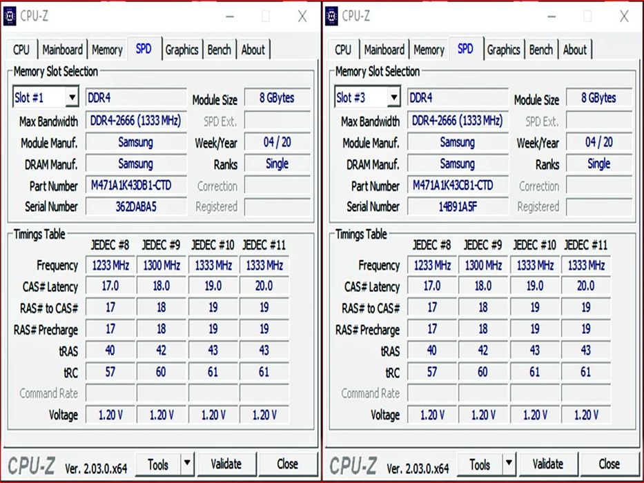 DDR4 16GB Samsung 2666v