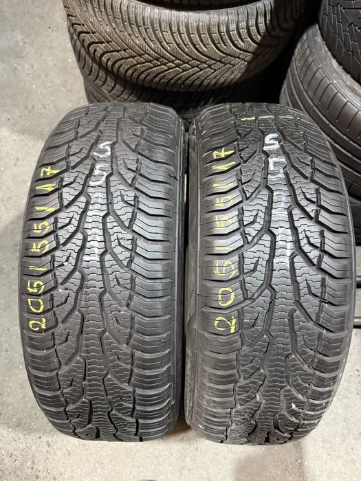 Opony wielosezonowe 205/55/17 Uniroyal 2szt 7,5mm 2023r