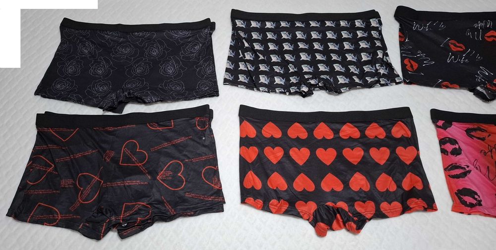 Bokserki męskie, majtki, bielizna męska, kolorowe wzory, XXL, 1szt.