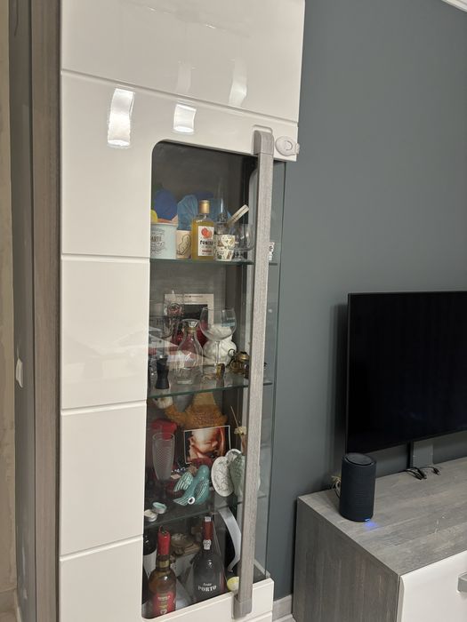 Movel tv e vitrine branco