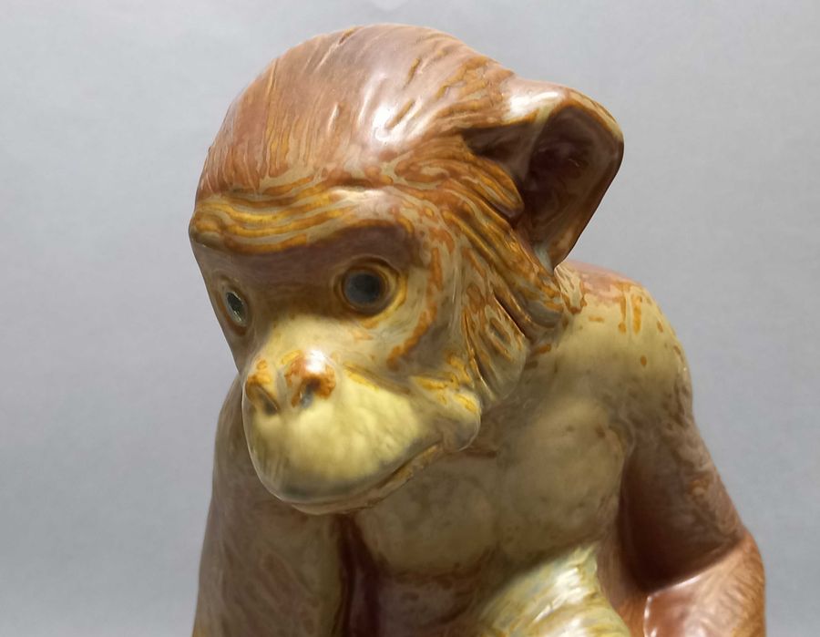 Małpki, figurka Hiszpania Lladro, proj. Juan Huerta 41,5cm