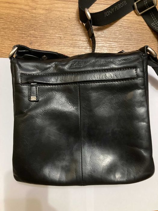 Мужская кожаная сумка барсетка Tony Perotti Contatto 9172