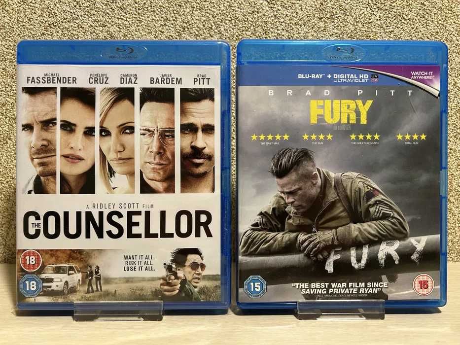 Blu-ray диски Amaray Советник/Заложница/Неуправляемый с переводом.