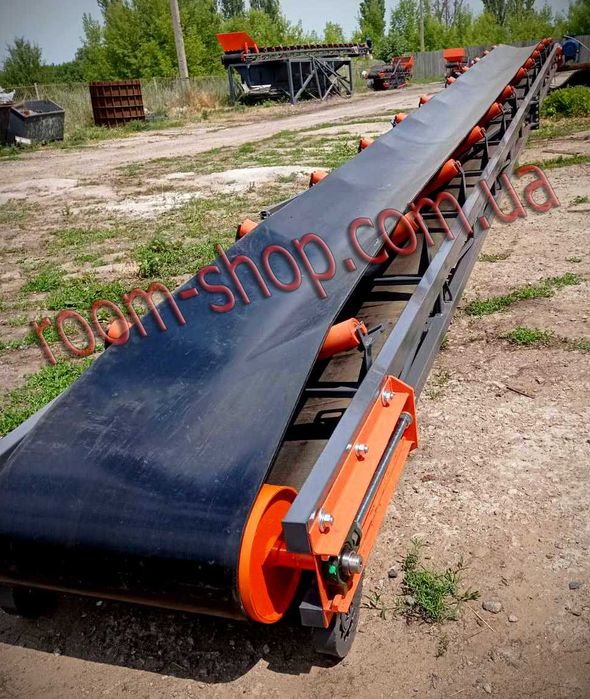 Стрічковий конвеєр, конвейер, ленточный транспортер, навантажувач