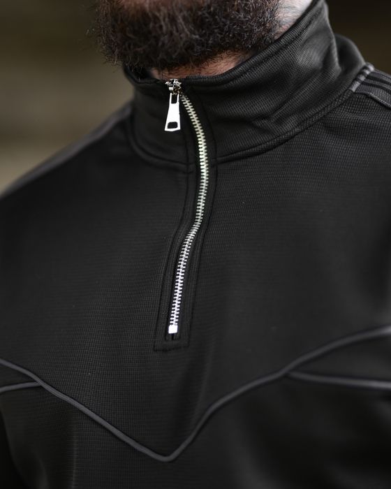 спортивний костюм чорний на флісі чоловічий/костюм мужской