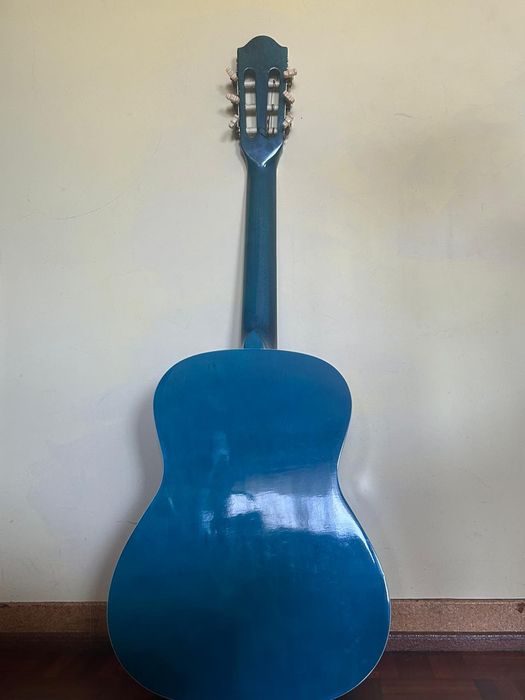 Guitarra clássica  azul