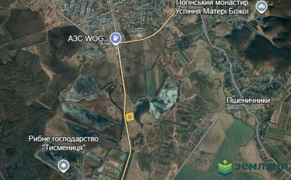 Продаж землі 1 га біля траси Тисмениця-Хом'яківка (5)