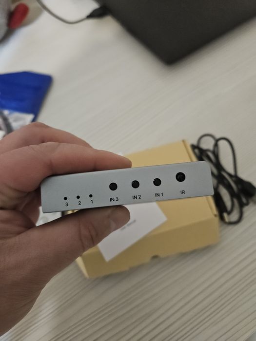 Spdif toslink комутатор 3 в 1.