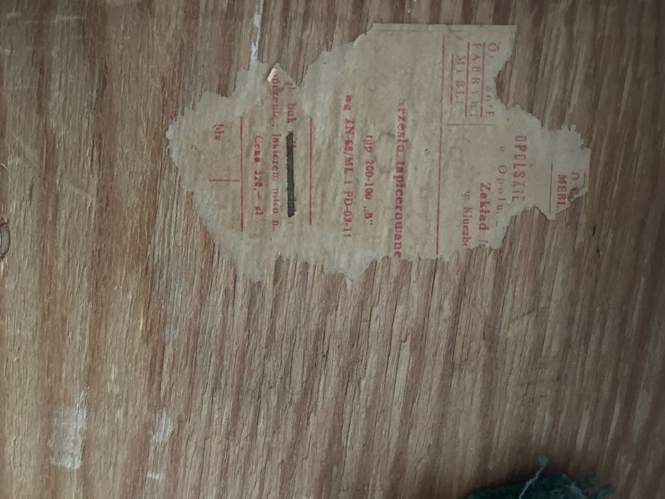 Stol i 4 krzesla PRL