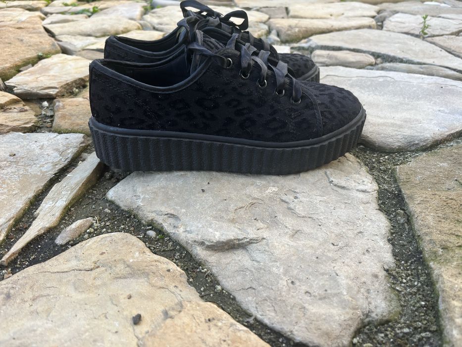 Жіночі Кеди леопардові на платформі