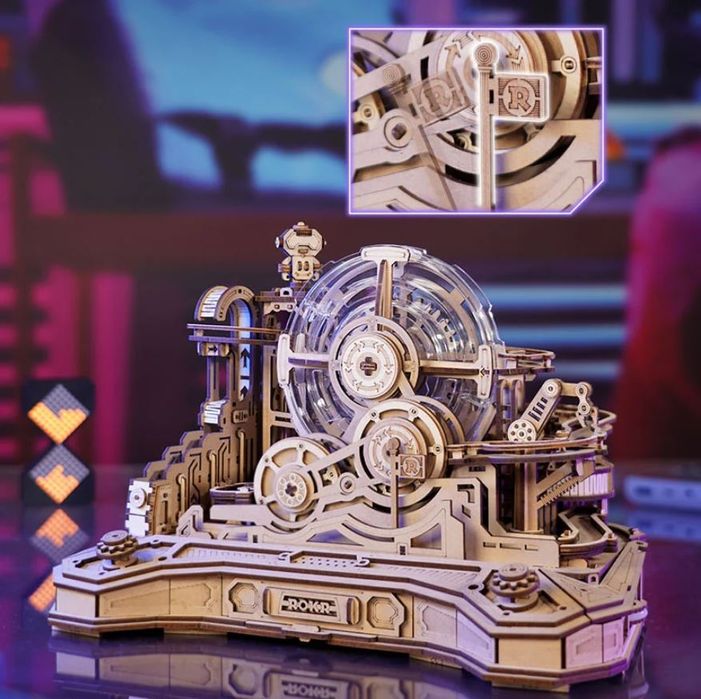 Настольная игра. rokr gear ball challenge. прийди к финишу