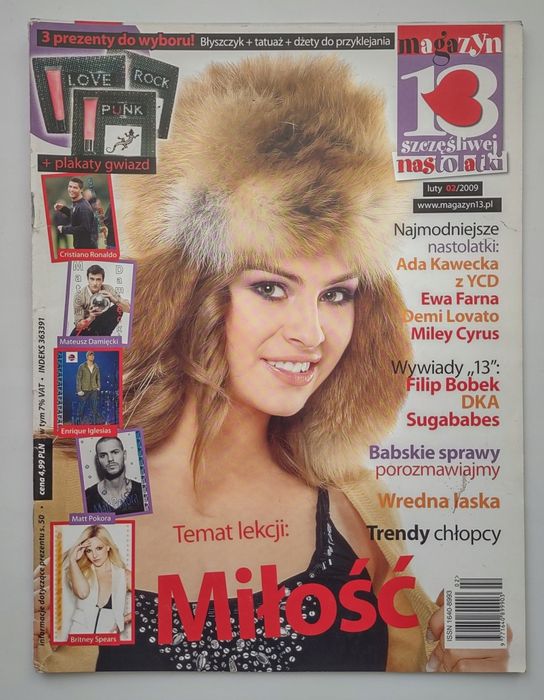 13 Magazyn szczęśliwej nastolatki 2/2009 są plakaty