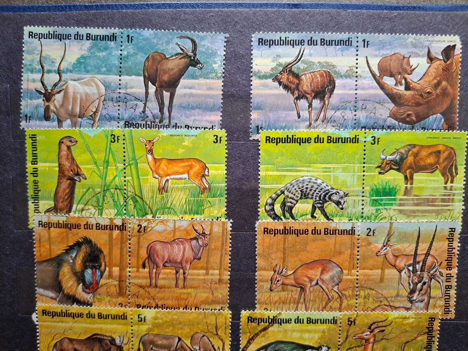 Kolekcja znaczków - zwierzęta (Burundi)
