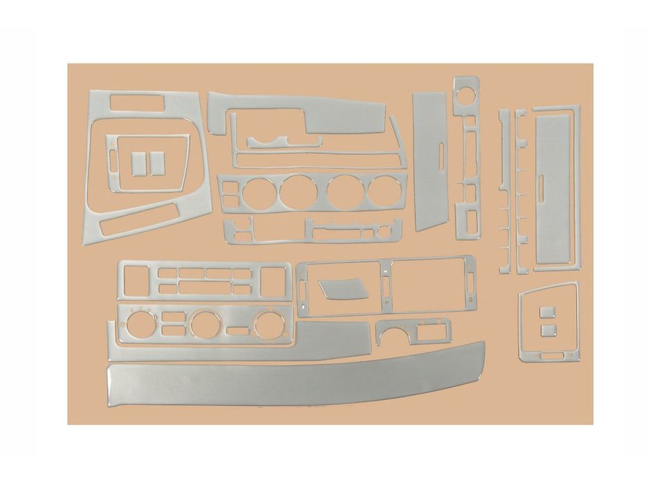 BMW 3 серія E-46 1998-2006 рр. Накладки в салон Карбон