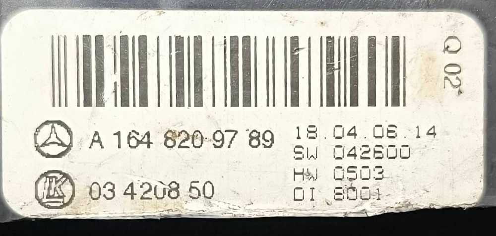 Comando Chauffage / Sofagem MERCEDES-BENZ R-CLASS (W251, V251) ano 2008
