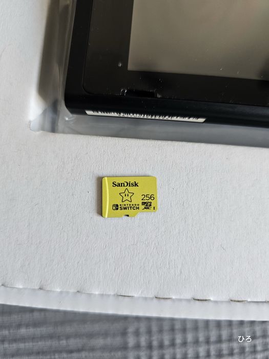 Nintendo Switch c Cartao e comandos