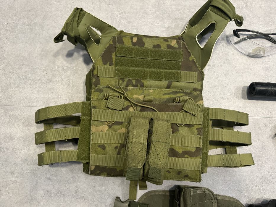 Arma de Airsoft M4A1 Evolution Recon MK18 Carbontech e Pistola P226 TM