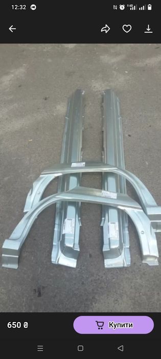 Пороги нові , на автомобіль 650 один