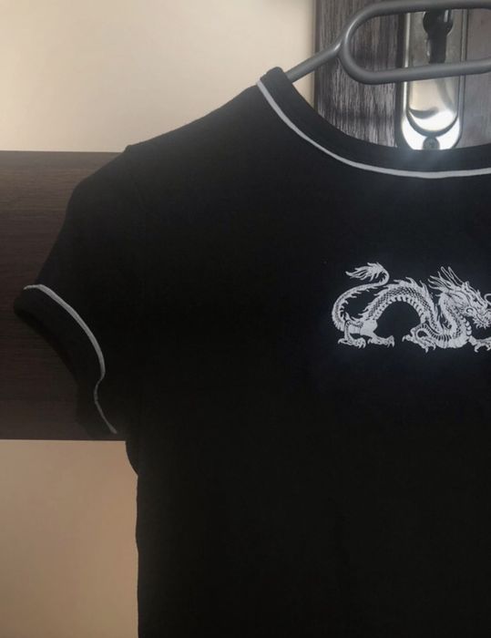 Czarny top bershka