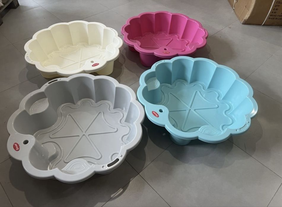 Пісочниця з кришкою мушля квітка песочница корабль кораблик с крышкой