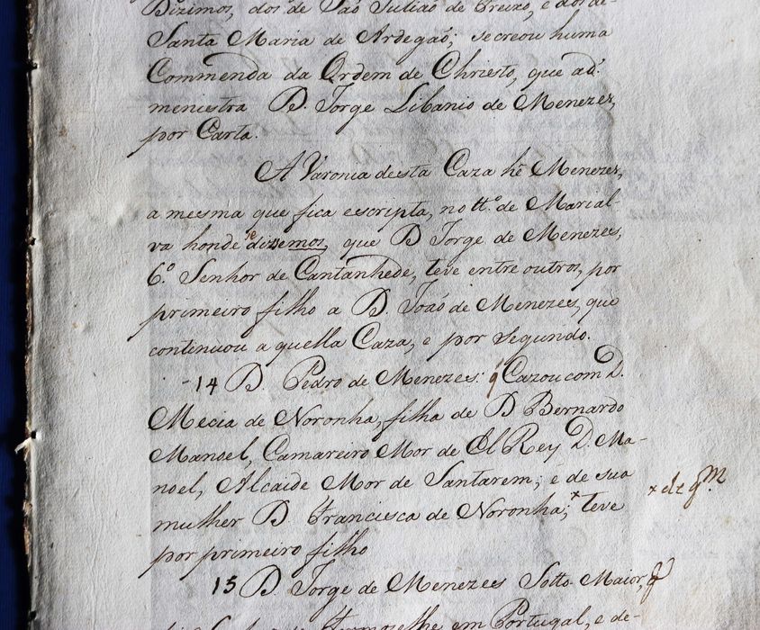 Comendadores de Achete Santarém Ordem de Cristo sXVIII