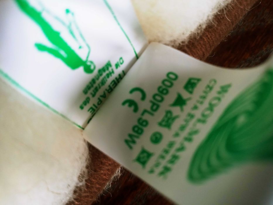 Wełniana nakładka na fotel krzesło