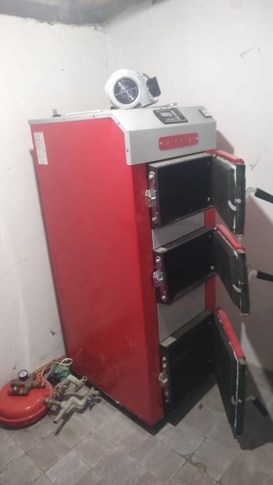 Котел твердопаливний+ буферна ємність 500л.