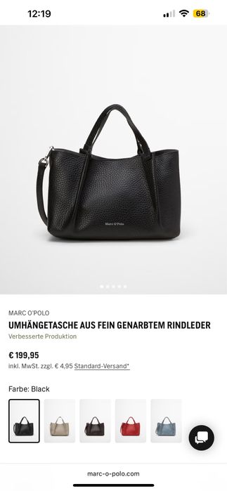 Шкіряна сумка Marc O’Polo оригінал