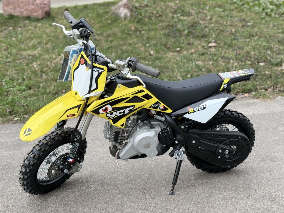 Дитячий мотоцикл пітбайк YCF 50A.  Від 4 років
